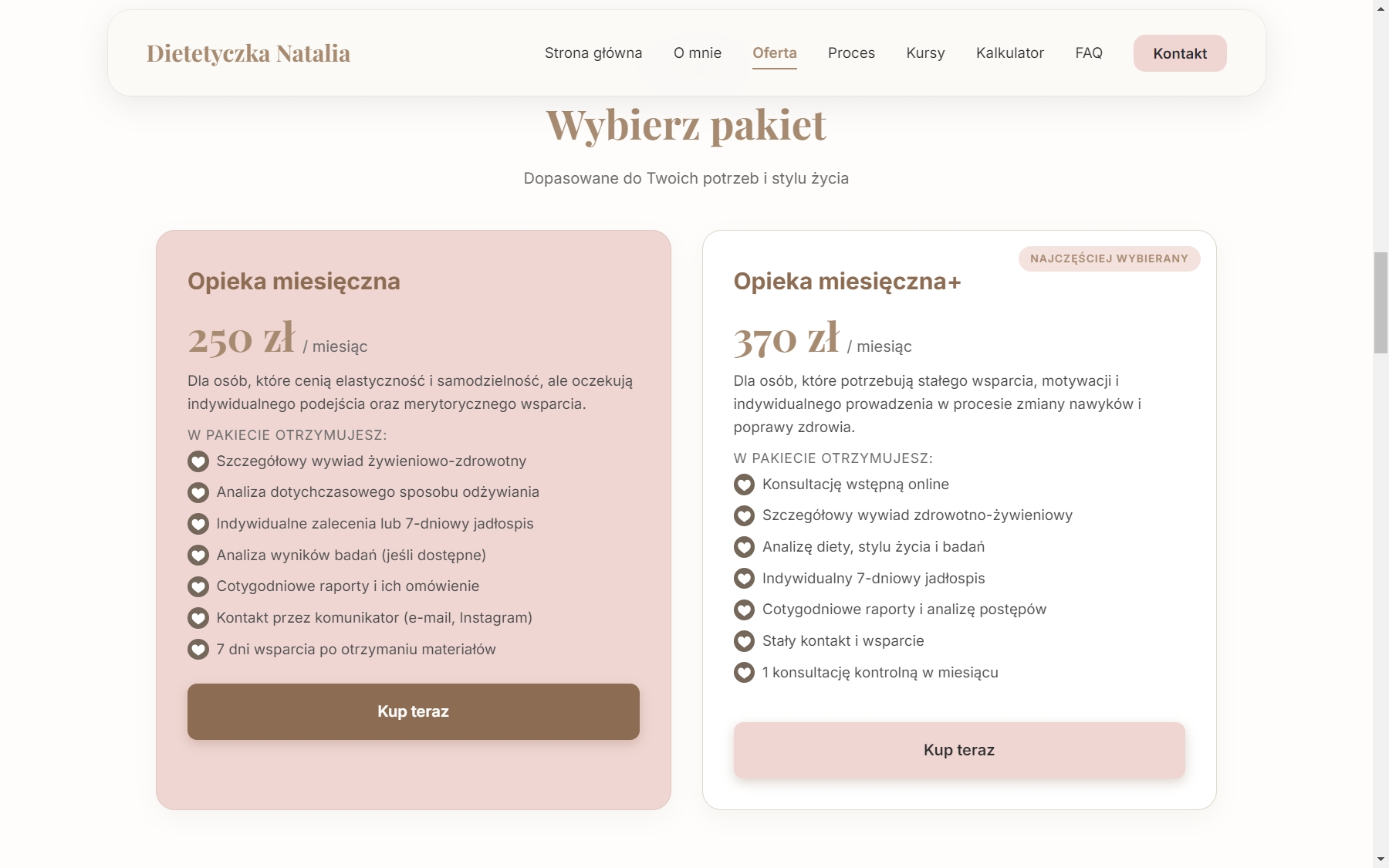 Wizytówka dietetyk na laptopie - widok 3